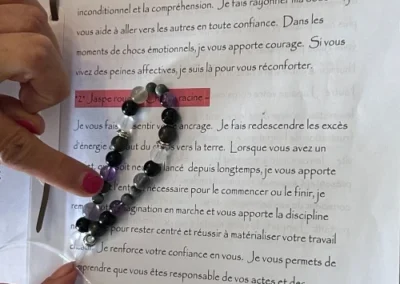 Atelier lithothérapie : confection de son bracelet chemin de vie